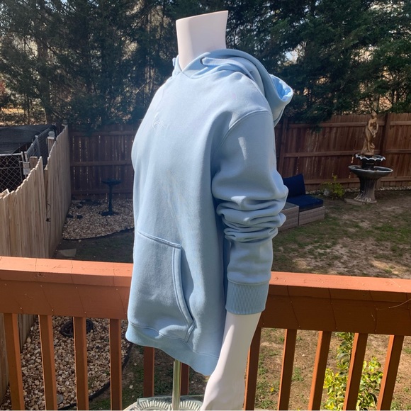 Karl Kani Signature Essential Pullover Hoodie | M | Light Blue NEW!! - Picture 8 of 14